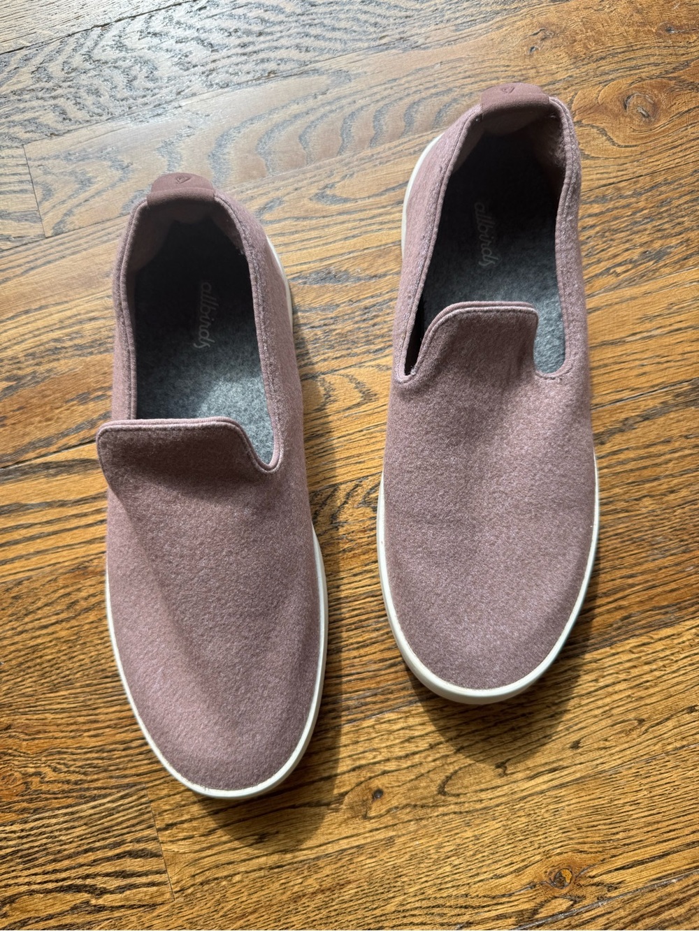 AllBirds Wool Slip On Shoes Mauve Size 10